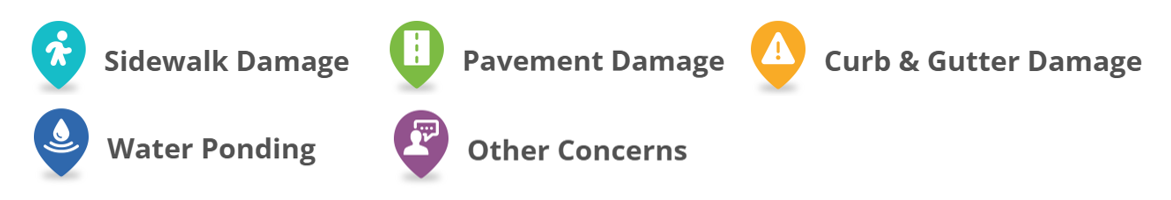 Legend for Interactive Map